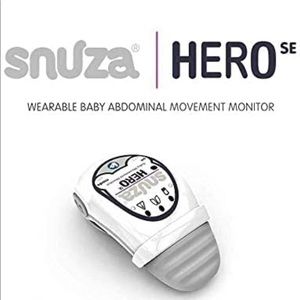NEW SNUZA HERO SE - Portable, Wearable Baby Movement Monitor Vibration & Alarm